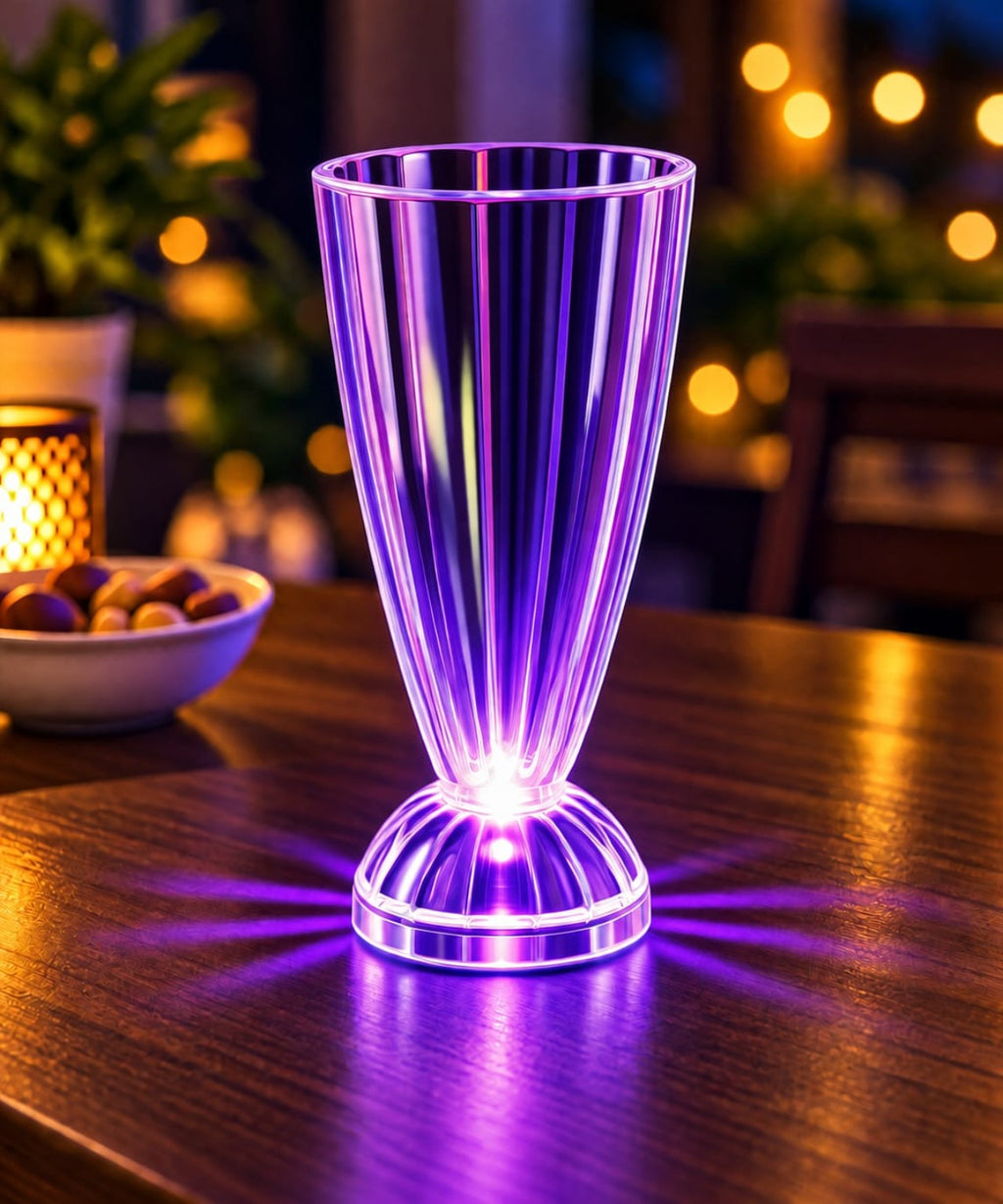 Wireless LED Juice Glass purple