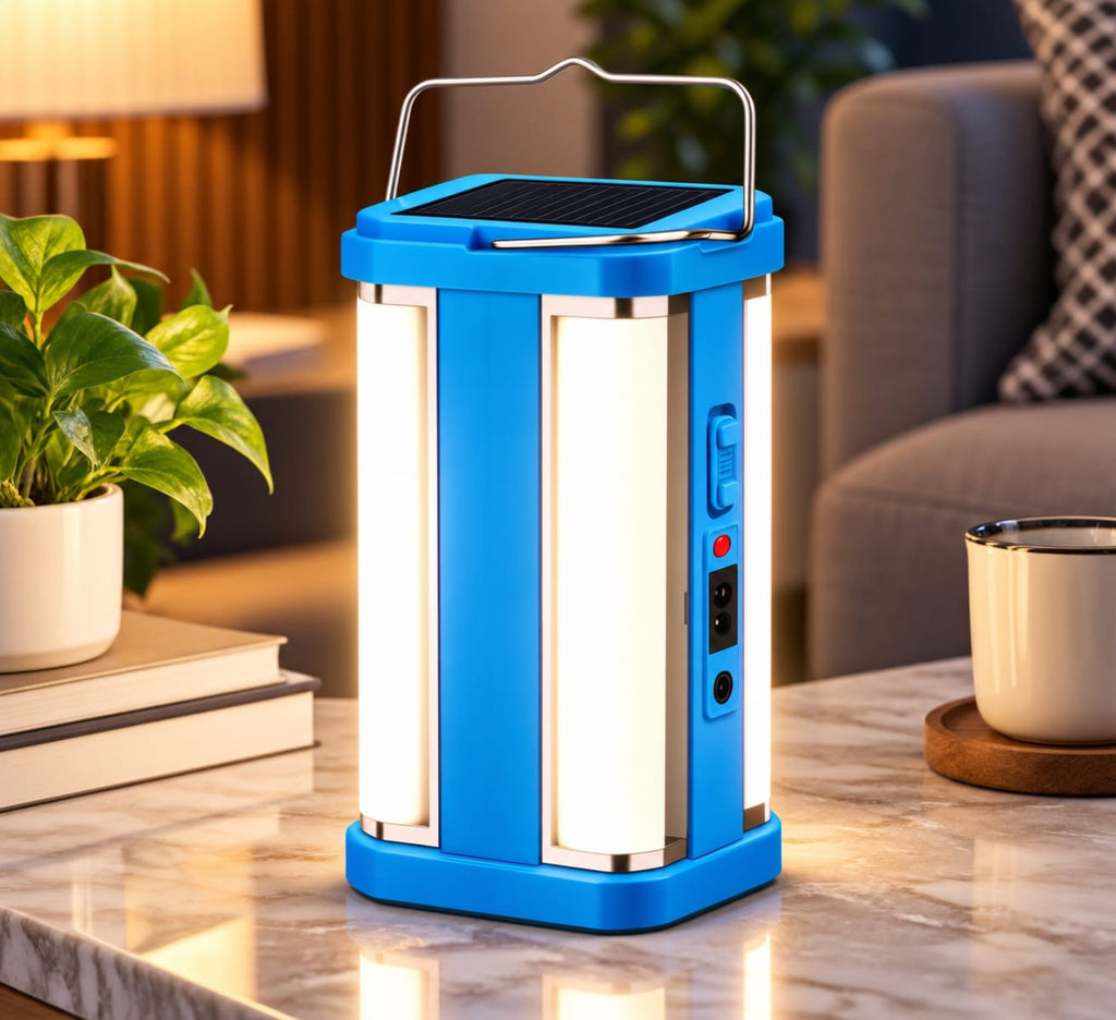 Rechargeable solar lamp home use