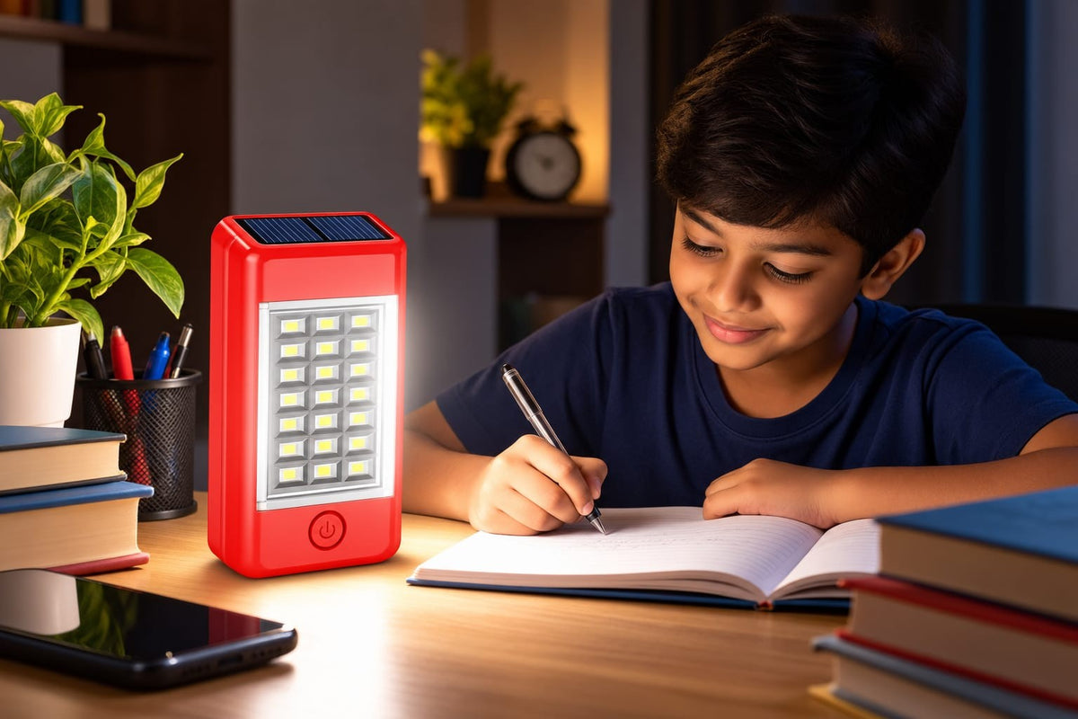 MZ M928 Solar LED Desk Lamp study and outdoor use