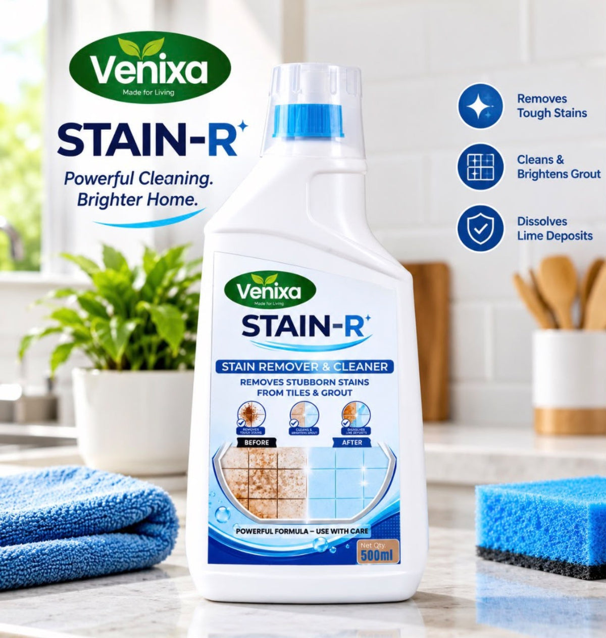 Venixa STAIN-R 500 ml stain remover cleaner product image