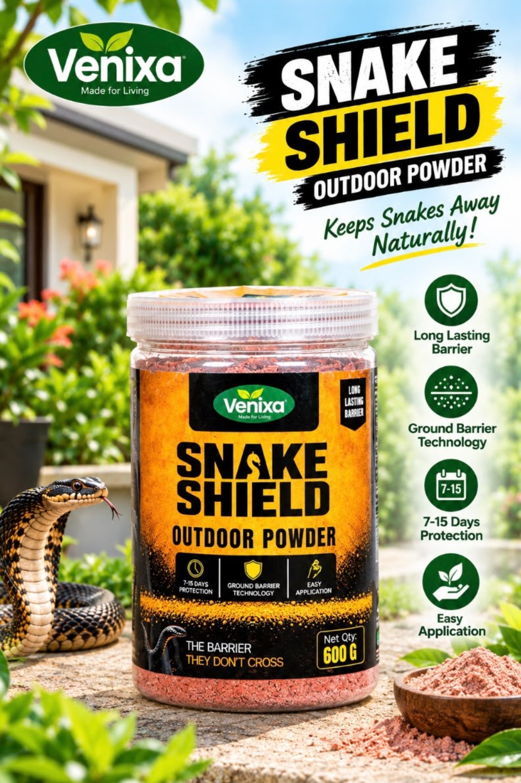 Venixa Snake Shield Outdoor Powder 600 g