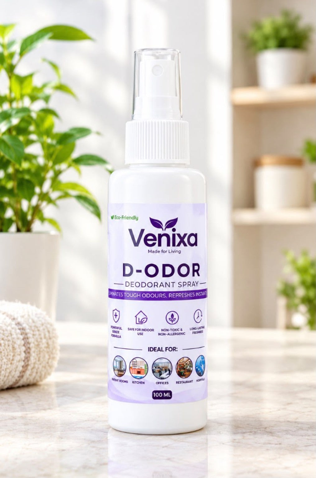 Venixa D-ODOR purple variant deodorant spray 100 ml