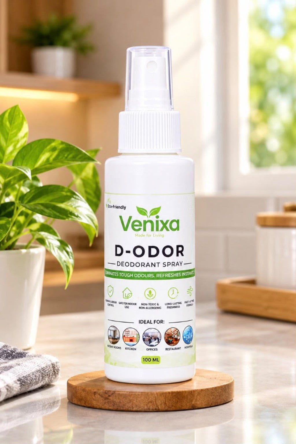 Venixa D-ODOR green variant deodorant spray 100 ml