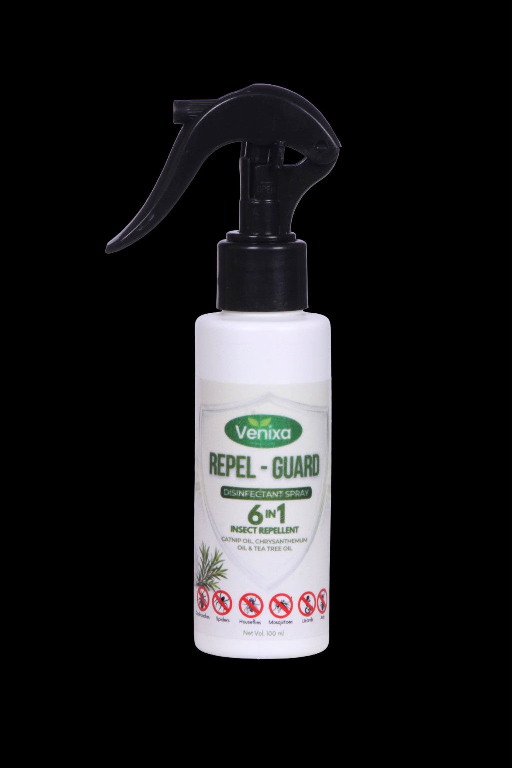 Venixa Repel-Guard 6-in-1 insect repellent spray 100 ml – bottle image