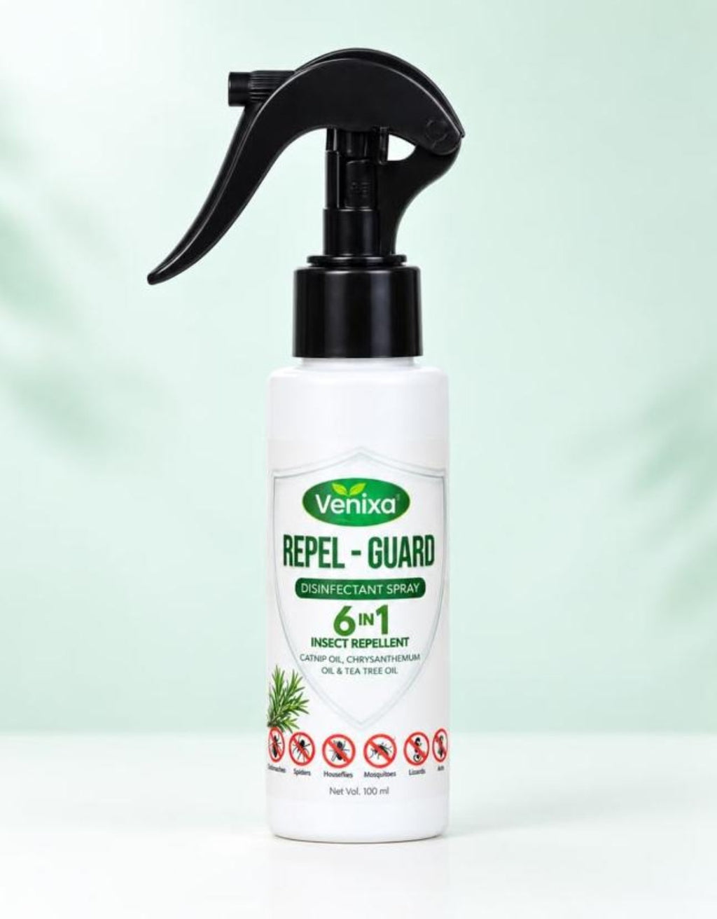 Venixa Repel-Guard 6-in-1 insect repellent spray 100 ml – bottle image