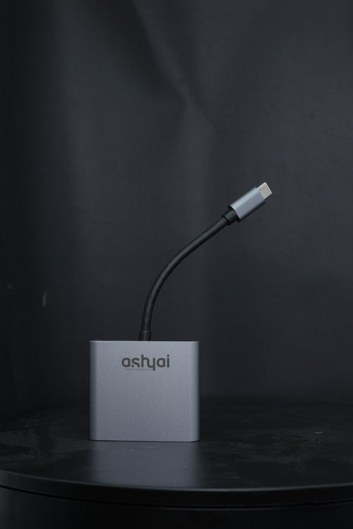 ASHYAI A-CP31 3-in-1 USB-C Hub Adapter