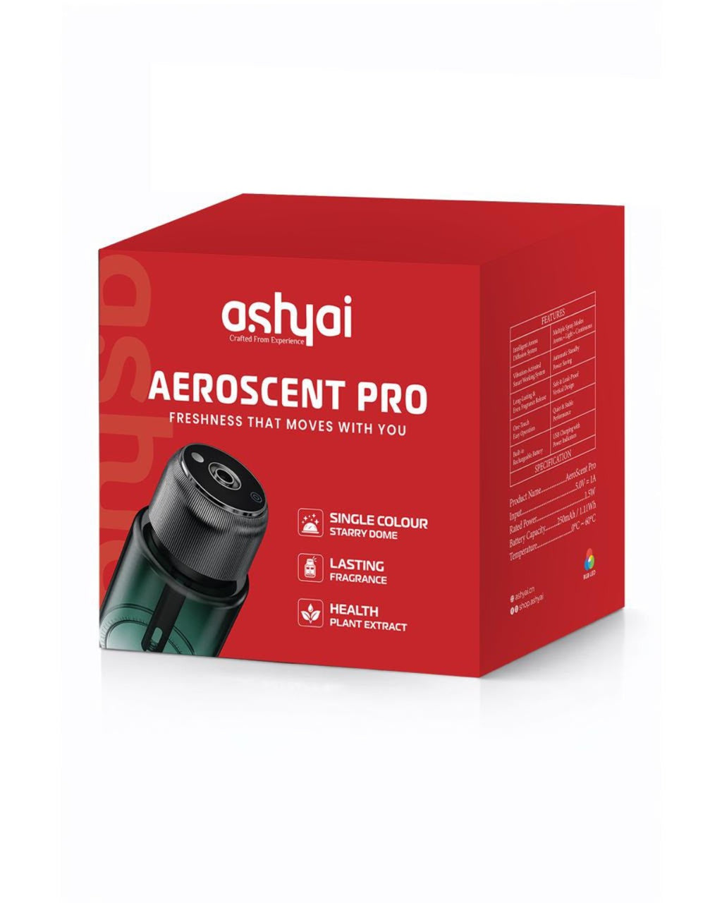 ASHYAI Aeroscent Pro A-CF26 Car and Room Fragrance