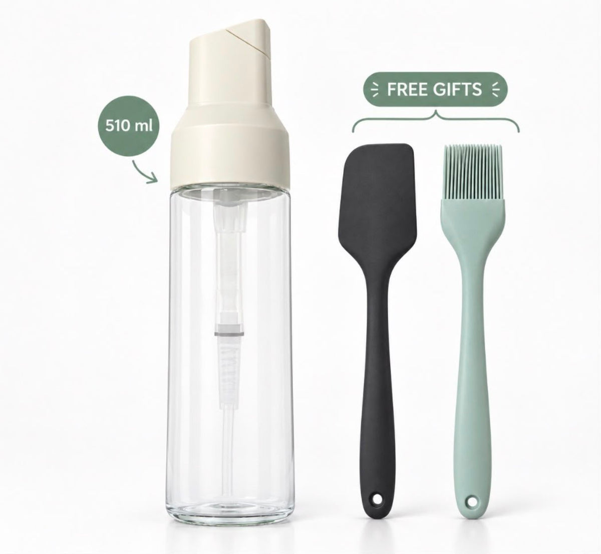 510 ml Foaming Pump Bottle with Accessories