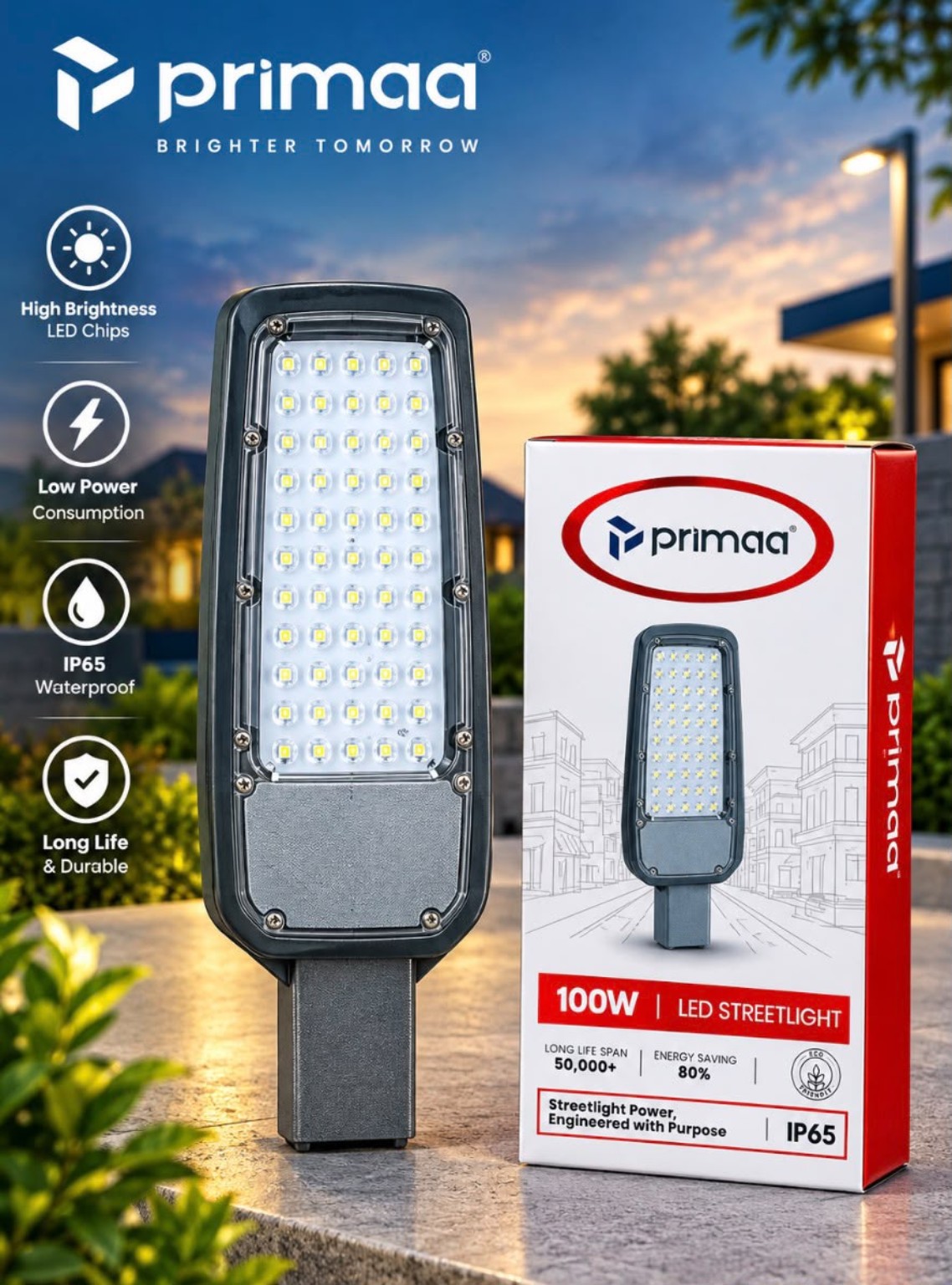 Primaa 100W LED Street Light