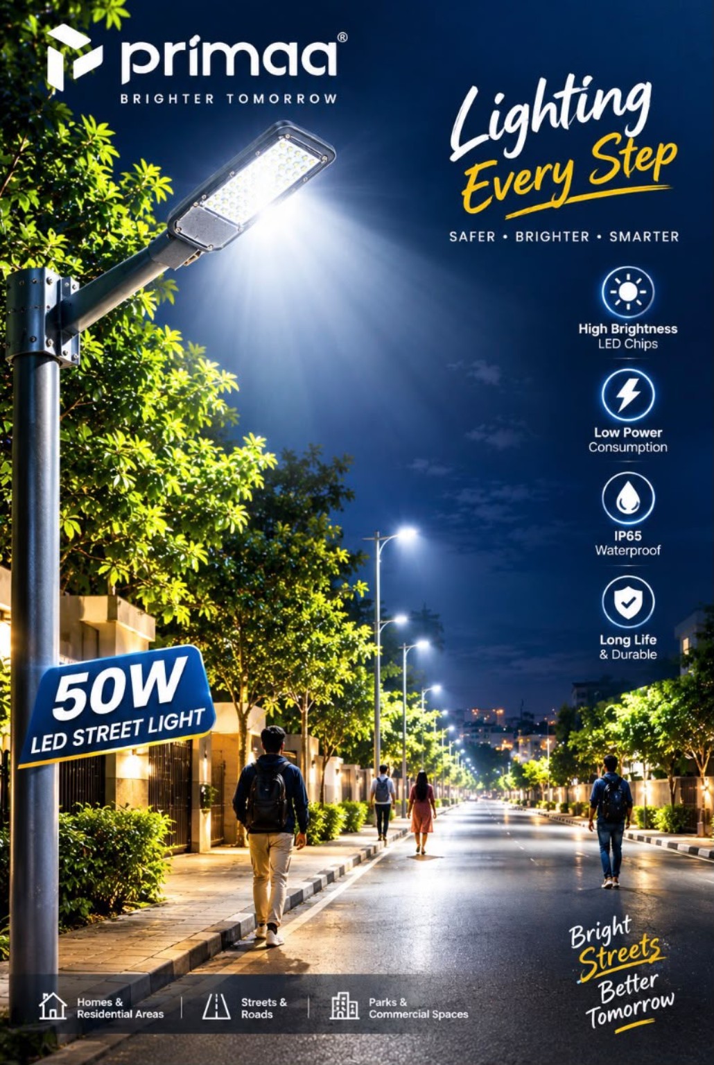 Primaa 50W LED Street Light