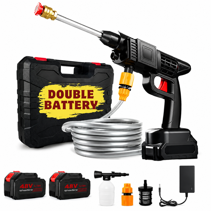 Portable High Pressure Car Washer Gun – Rechargeable | Softibuy
