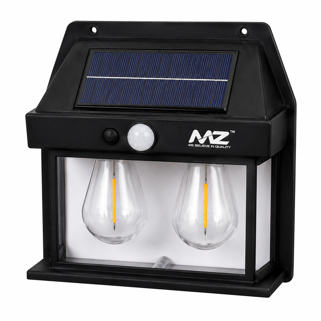 Solar Motion Sensor Wall Lamp – 1200LM | Dual LED | 1500mAh Rechargeable Battery