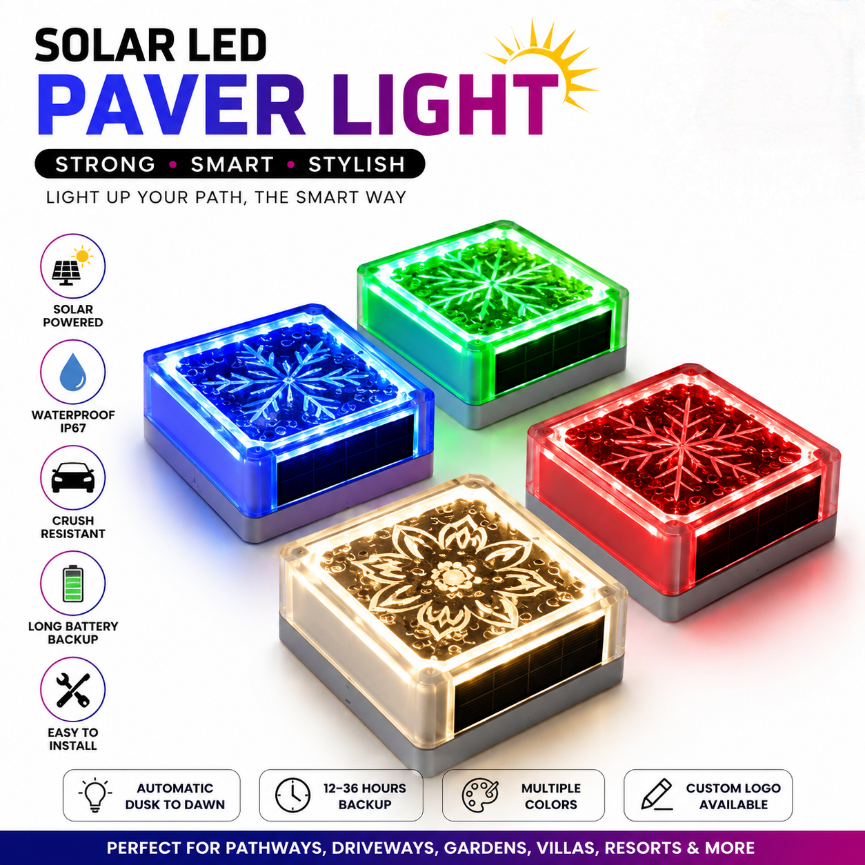 Solar LED Bricks