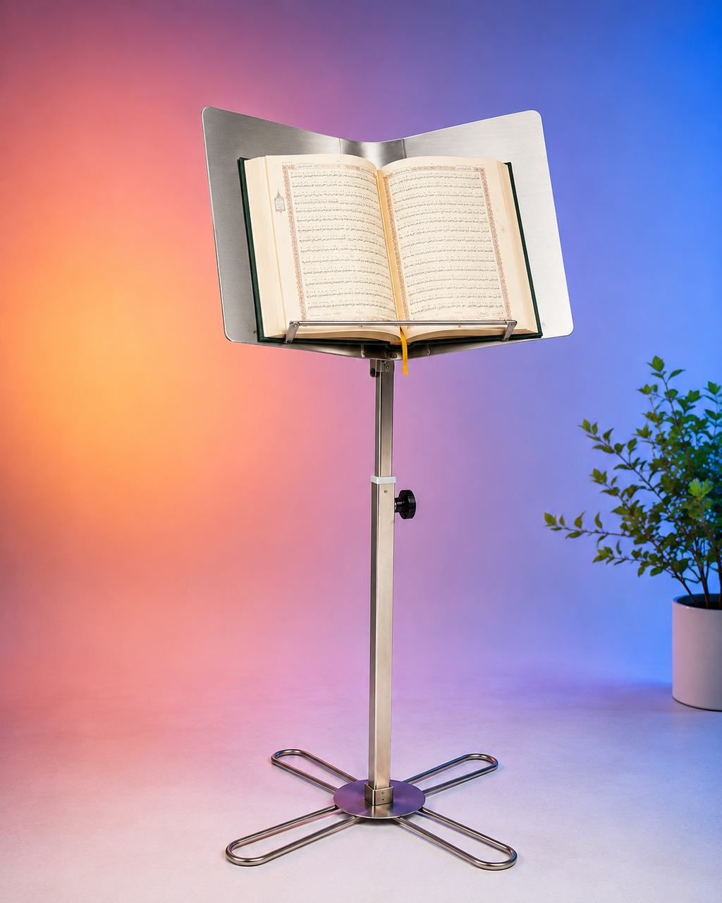 Star Saksha Stainless Steel Book Reading Stand Large