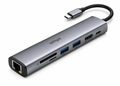 Ashyai 7-in-1 USB-C Multiport Hub | 4K HDMI | Gigabit Ethernet | 100W PD Charging