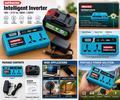 Multifunction Intelligent Power Inverter – 18V/21V Battery to 180V/220V AC