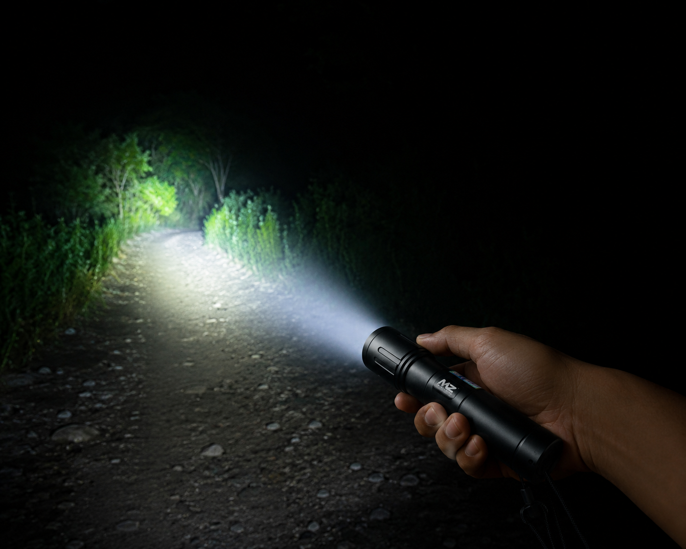Rechargeable LED Flashlight with Side Light and USB Type-C Charging | High Power Torch