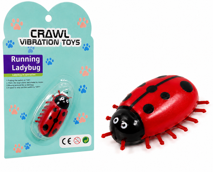 Running Ladybug Toy – Realistic Vibrating Insect Toy