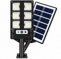 CBK BK260-6 Solar Street Light Outdoor | Remote Controlled Solar LED Street Lamp with Solar Panel & Built-in Battery