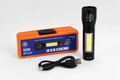 Rechargeable LED Flashlight – 50W High Power Torch with COB Side Light & USB-C Charging