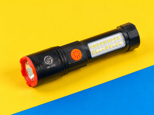 100W USB Rechargeable LED Torch – Product Description