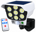 Solar Sensor Light 77 SMD LED with PIR Motion Sensor & Remote Control – Outdoor Wall Light