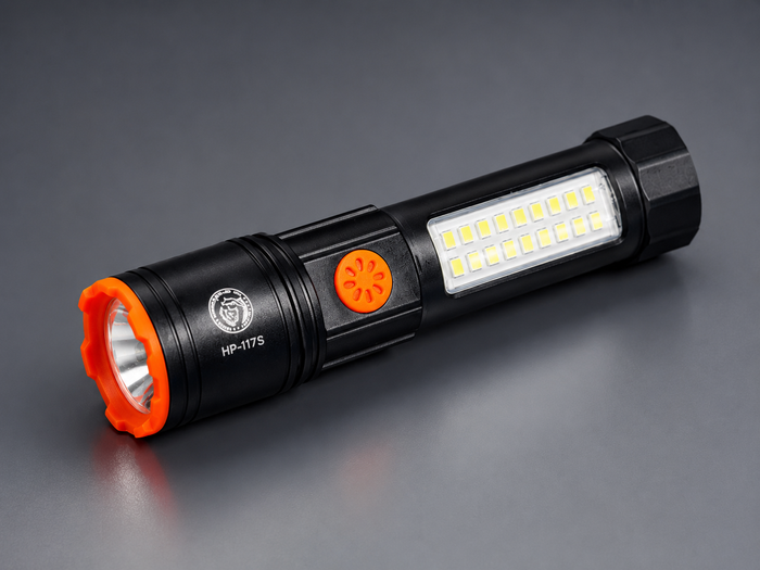 100W USB Rechargeable LED Torch – Product Description