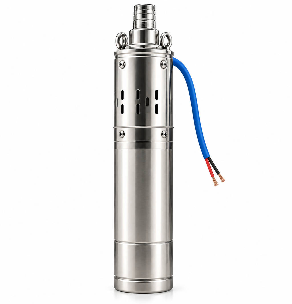 Solar water pump - SS304 stainless steel submersible pump
