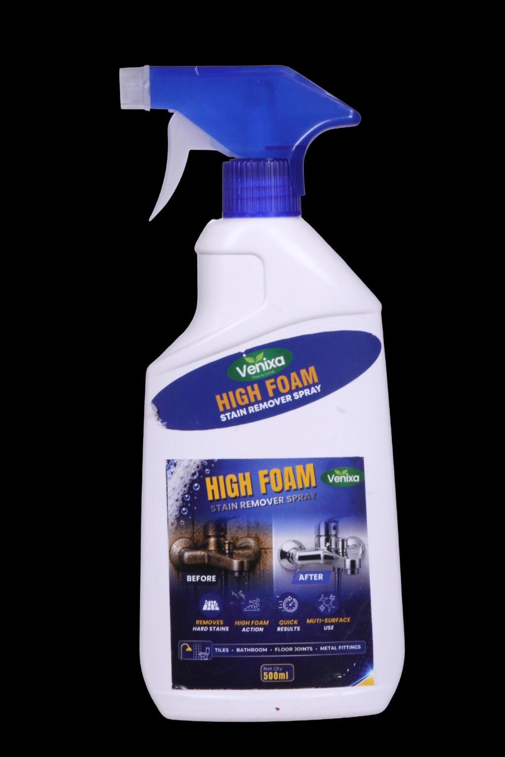 Venixa High Foam Stain Remover Spray 500 ml product bottle