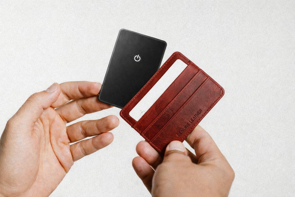 WaveKey tracking card in wallet